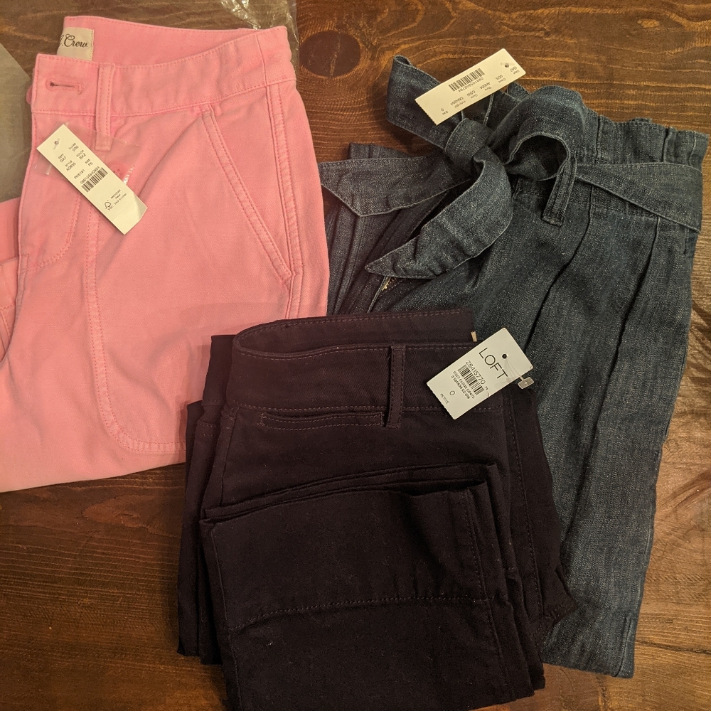 J. Crew/Loft BUNDLE! Two pairs!